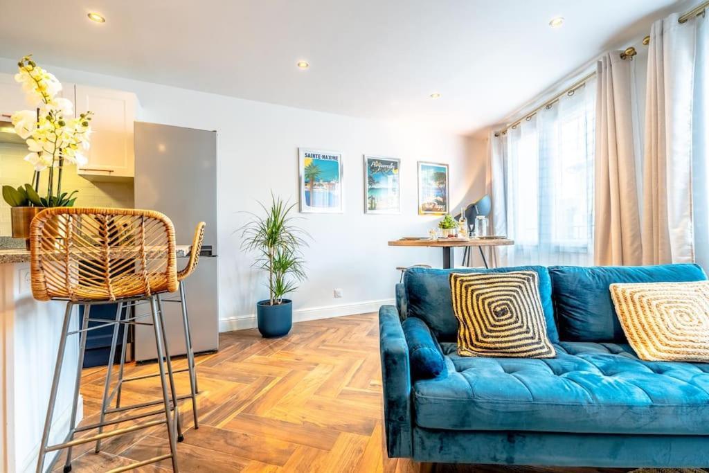 Superbe Appartement Neuf, Climatise Centre Village Le Plan-de-la-Tour Exteriör bild